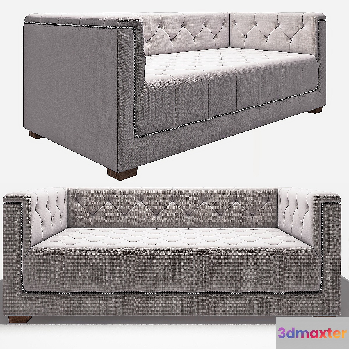 Restoration Hardware Sofa 3D Max