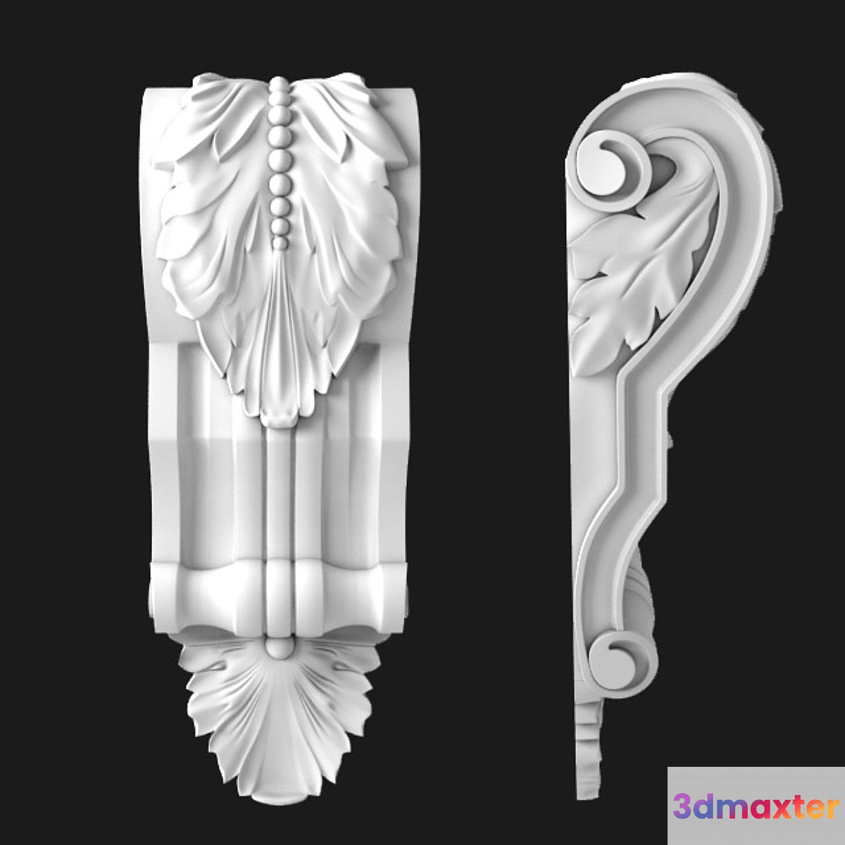 classic bracket 3D Max