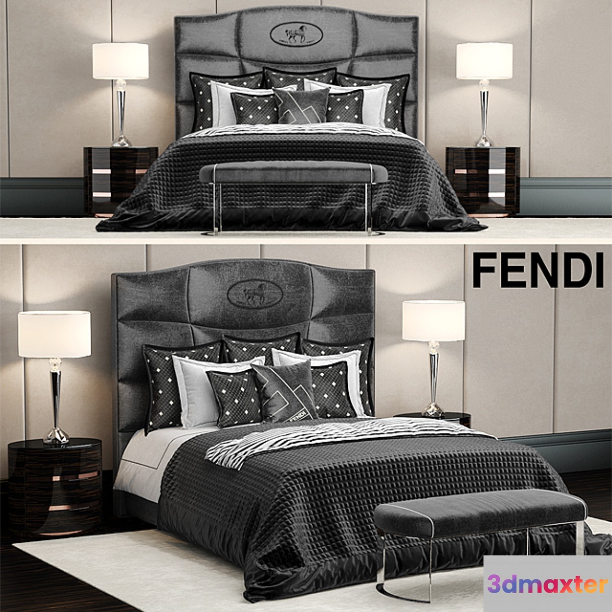 Bed Fendi George bed - No.2