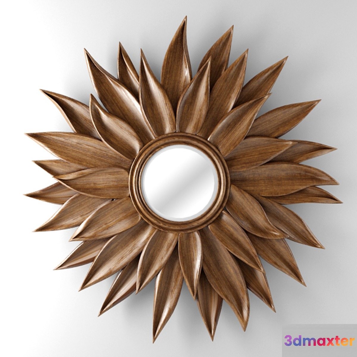 The mirror in the frame Nouveau Peony (Peon) - No.2