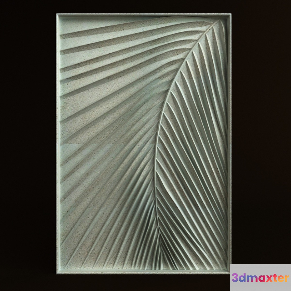 Coconut leaft ornament 001 3D Max
