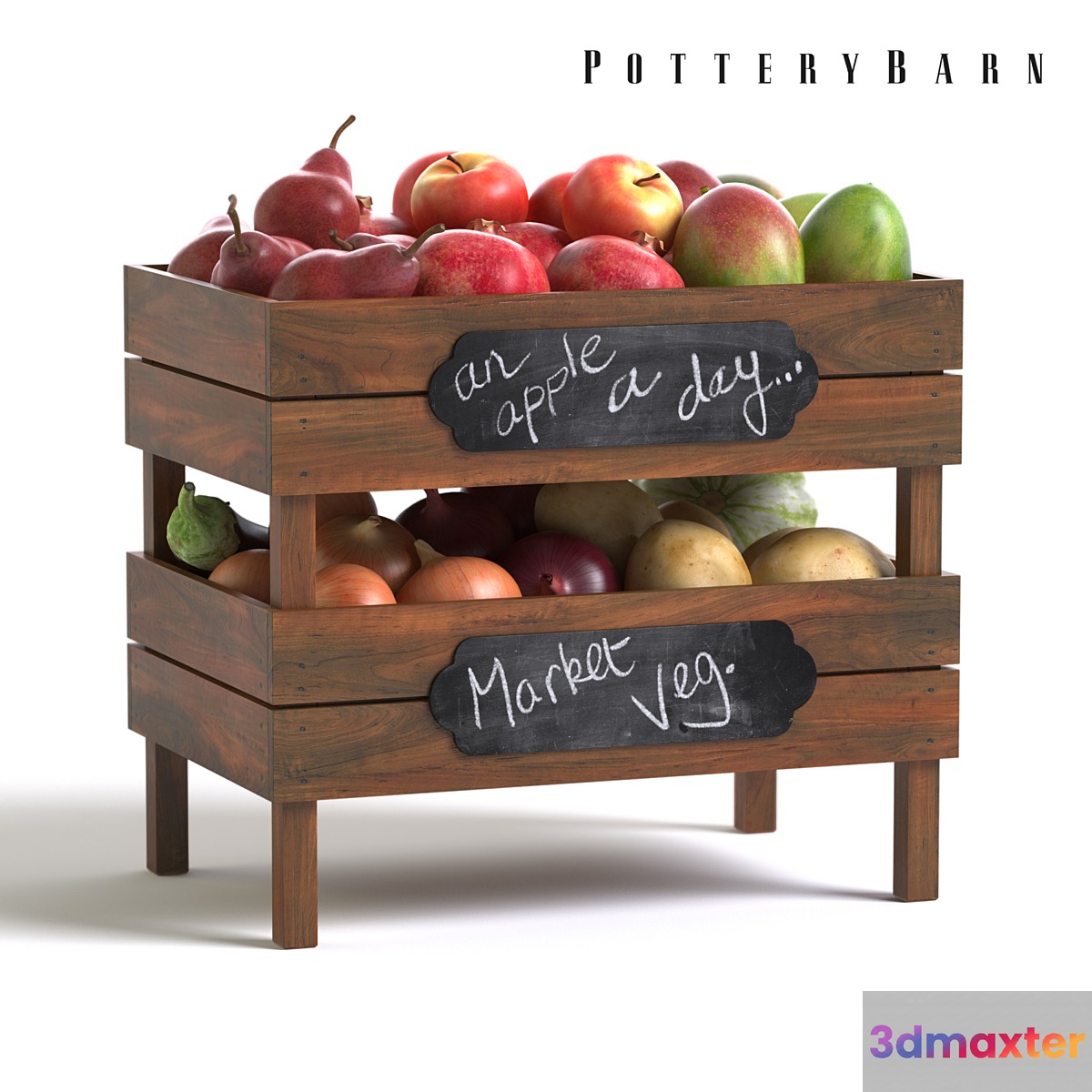 Pottery Barn Stackable Fruit and Vegetable Crates