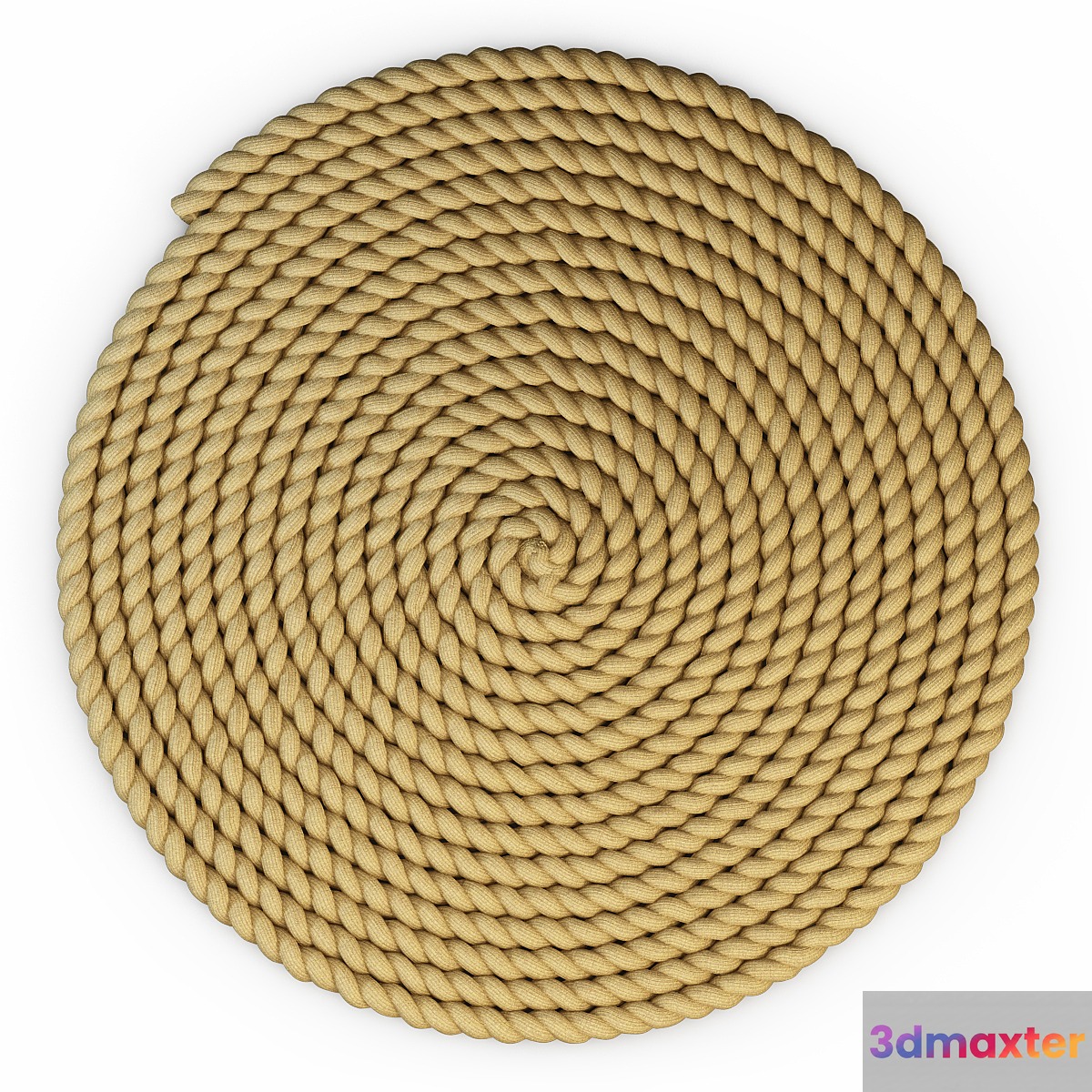 Round rug 3D Max
