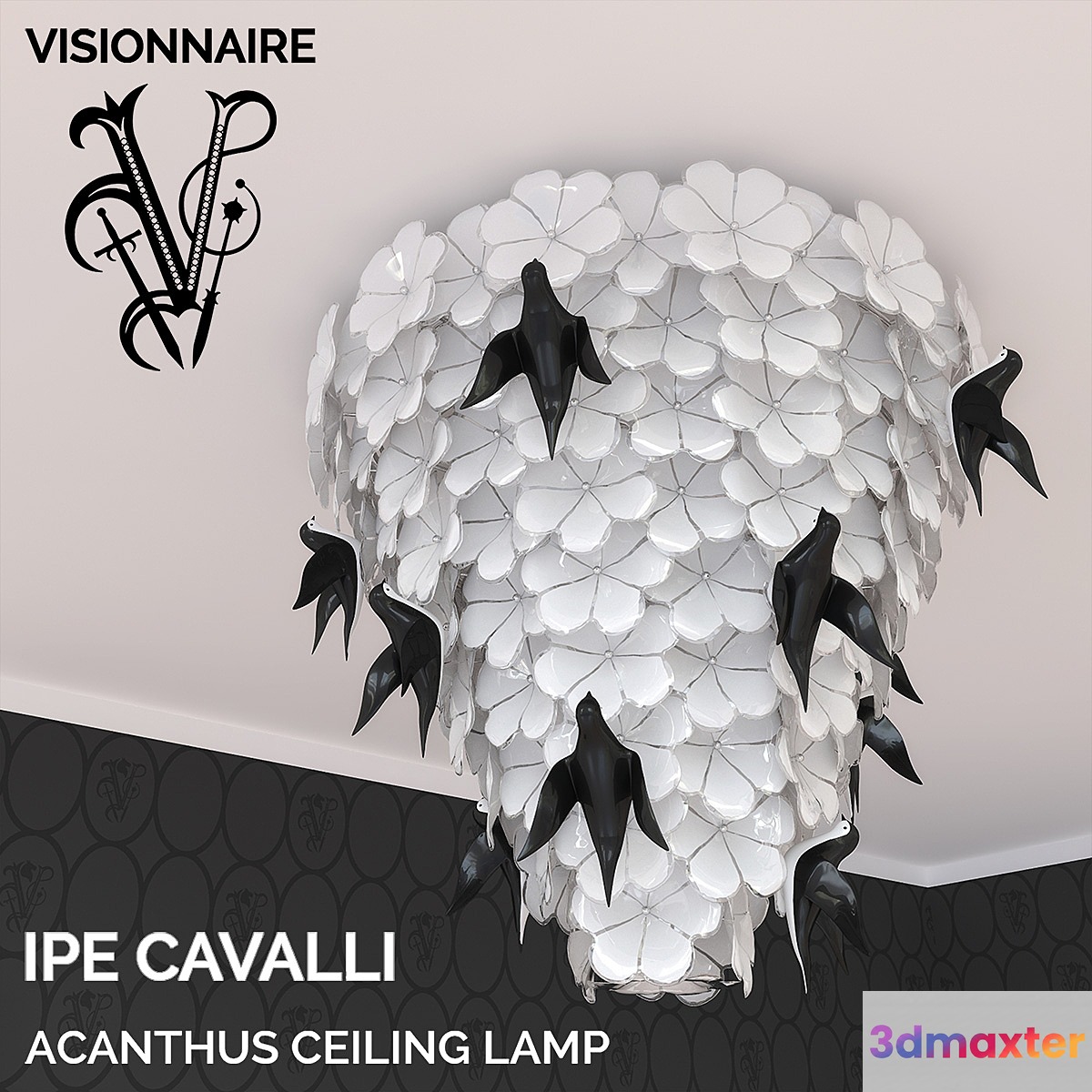 ACANTHUS CEILING LAMP _ IPE CAVALLI _ VISIONNAIRE 3D Max