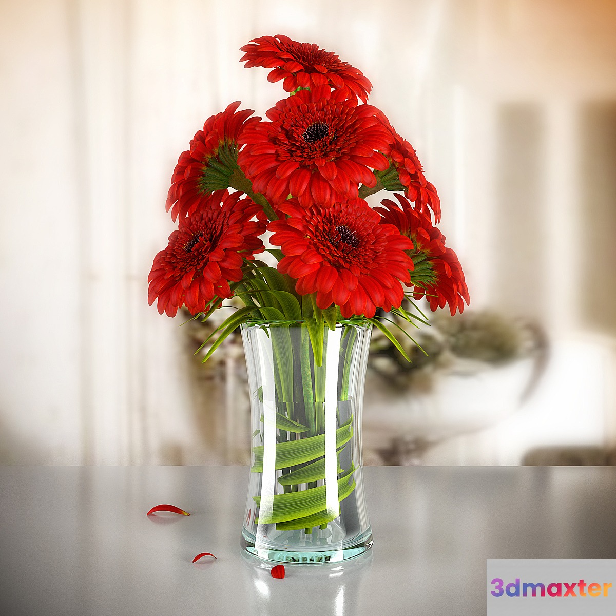 GERBERA 03 3D Max