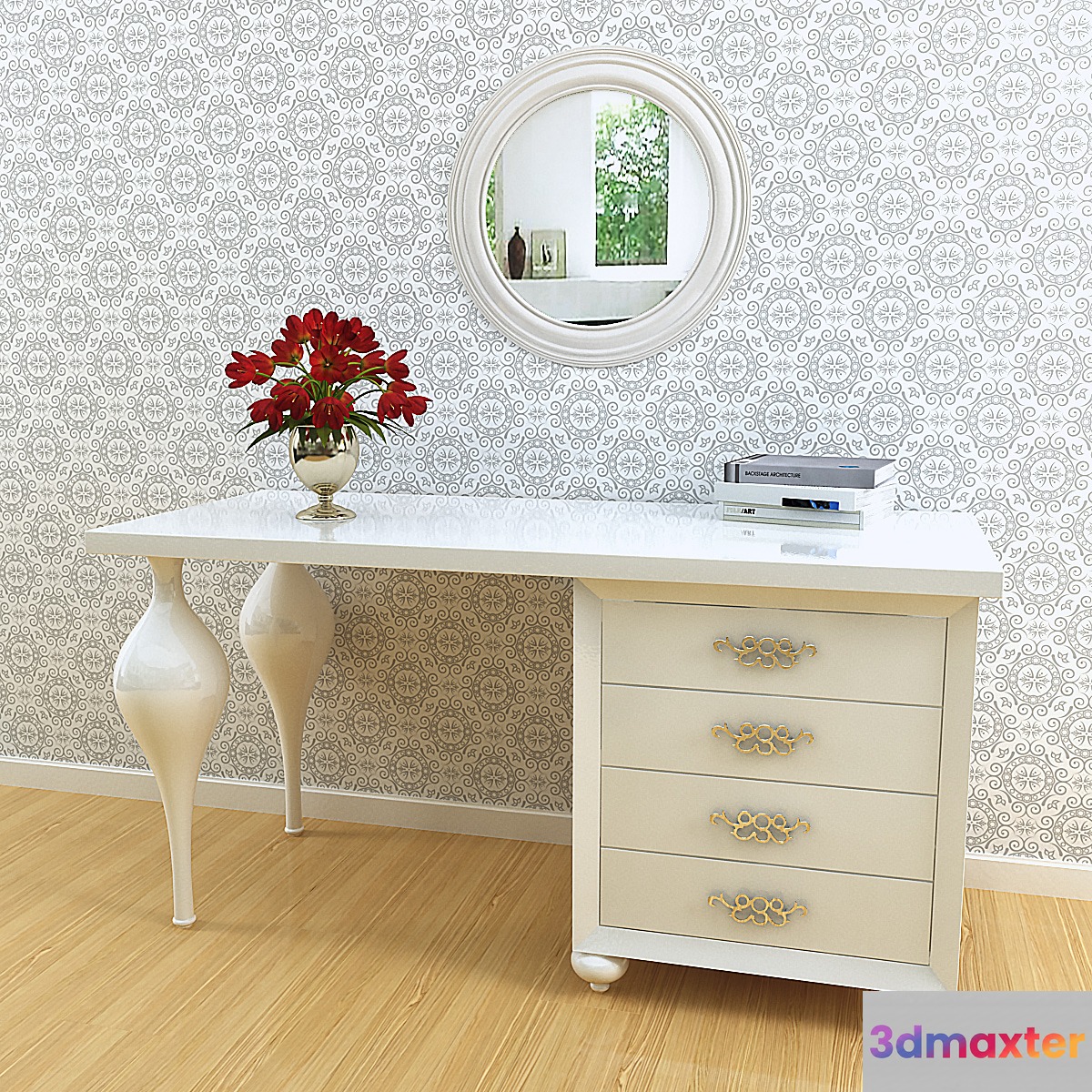 Desk Palermo 3D Max