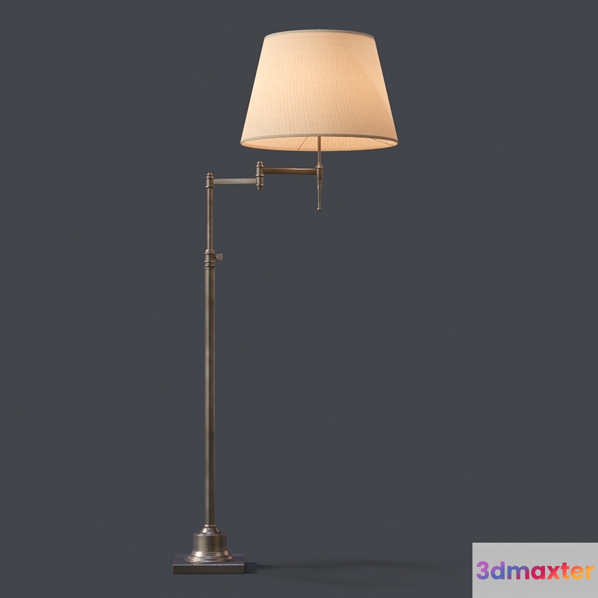 Restoration Hardware Library Swing-Arm Floor Lamp