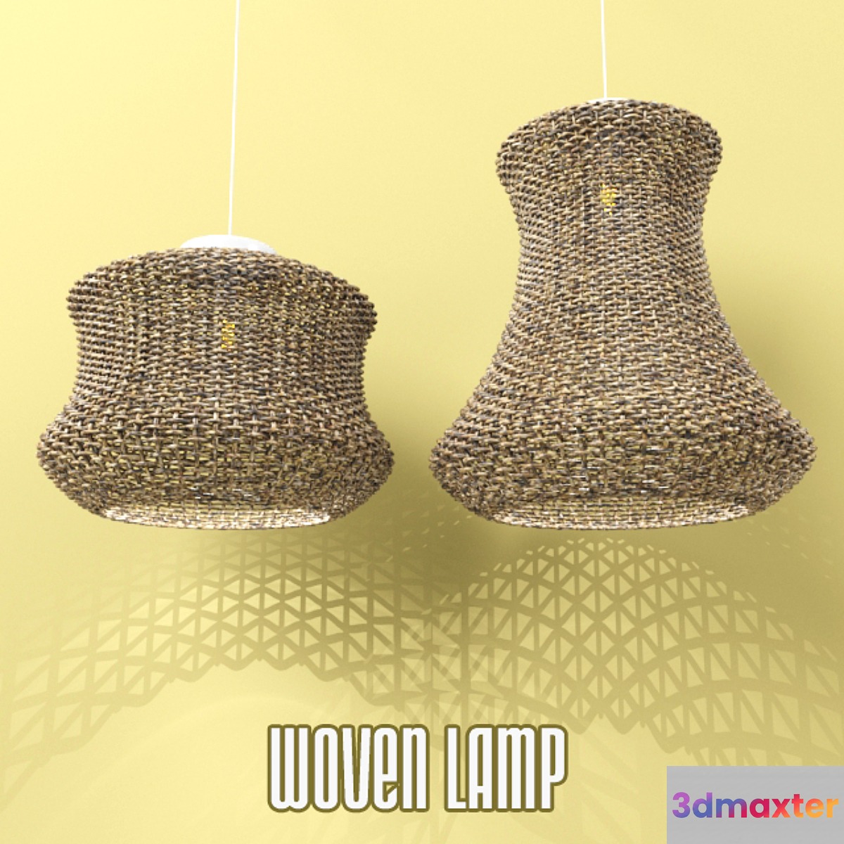 Woven lamp 3D Max