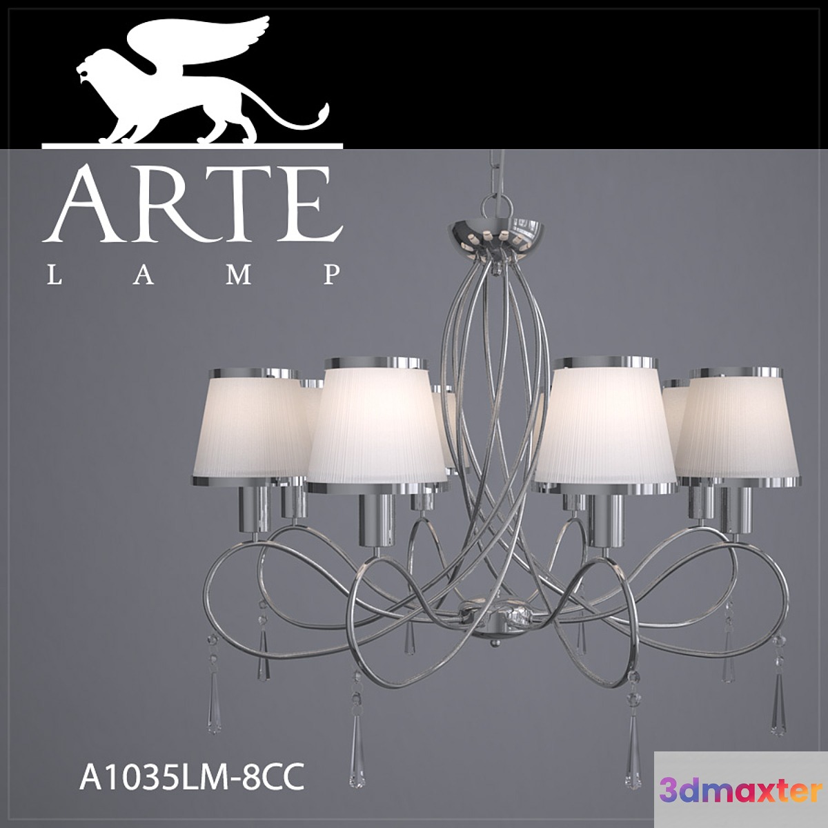 Chandelier ARTE LAMP A1035LM-8SS