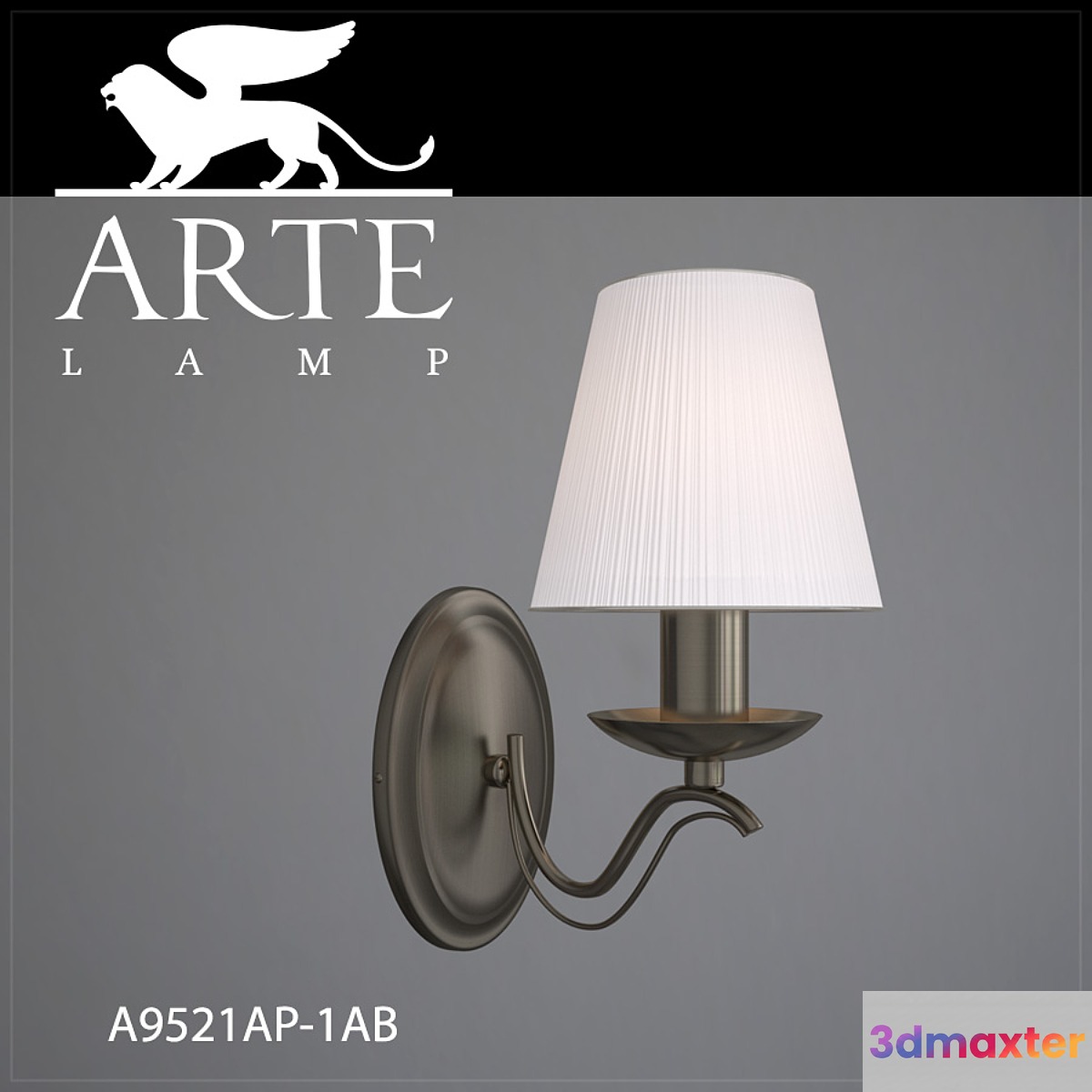Sconce Arte Lamp A9521AP-1AB 3D Max