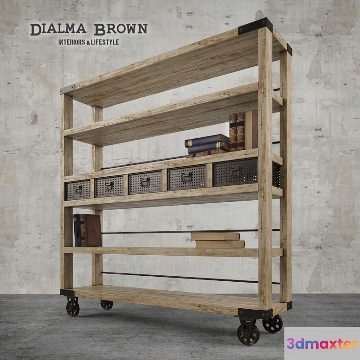 Shelving Dialma Brown DB003739