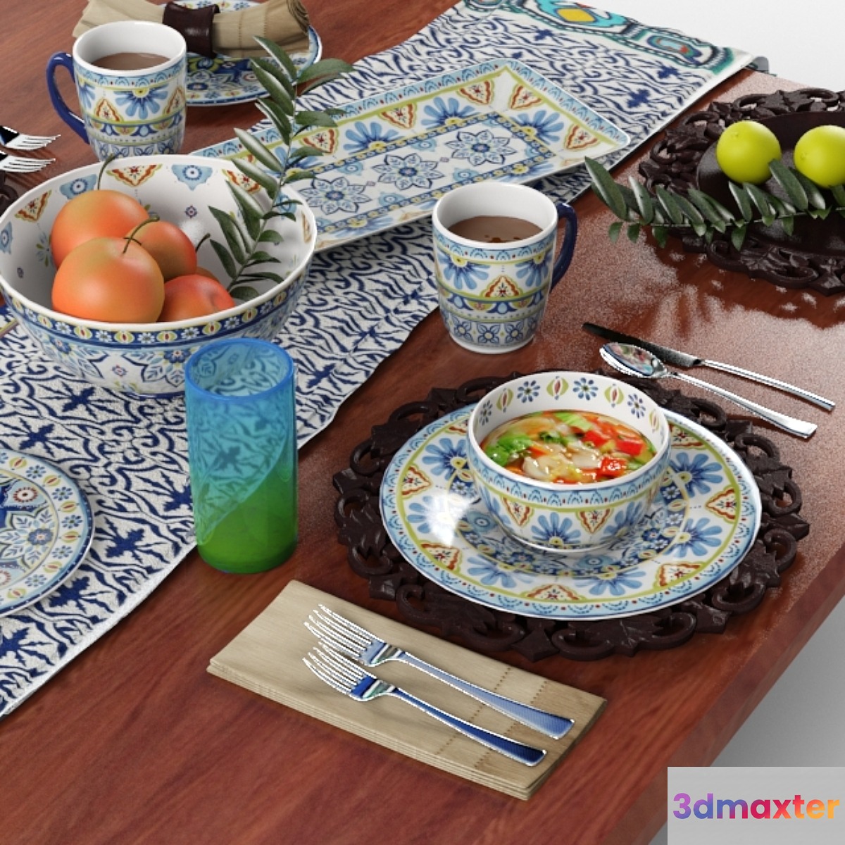 Tableware Mediterranean Mix - No.3