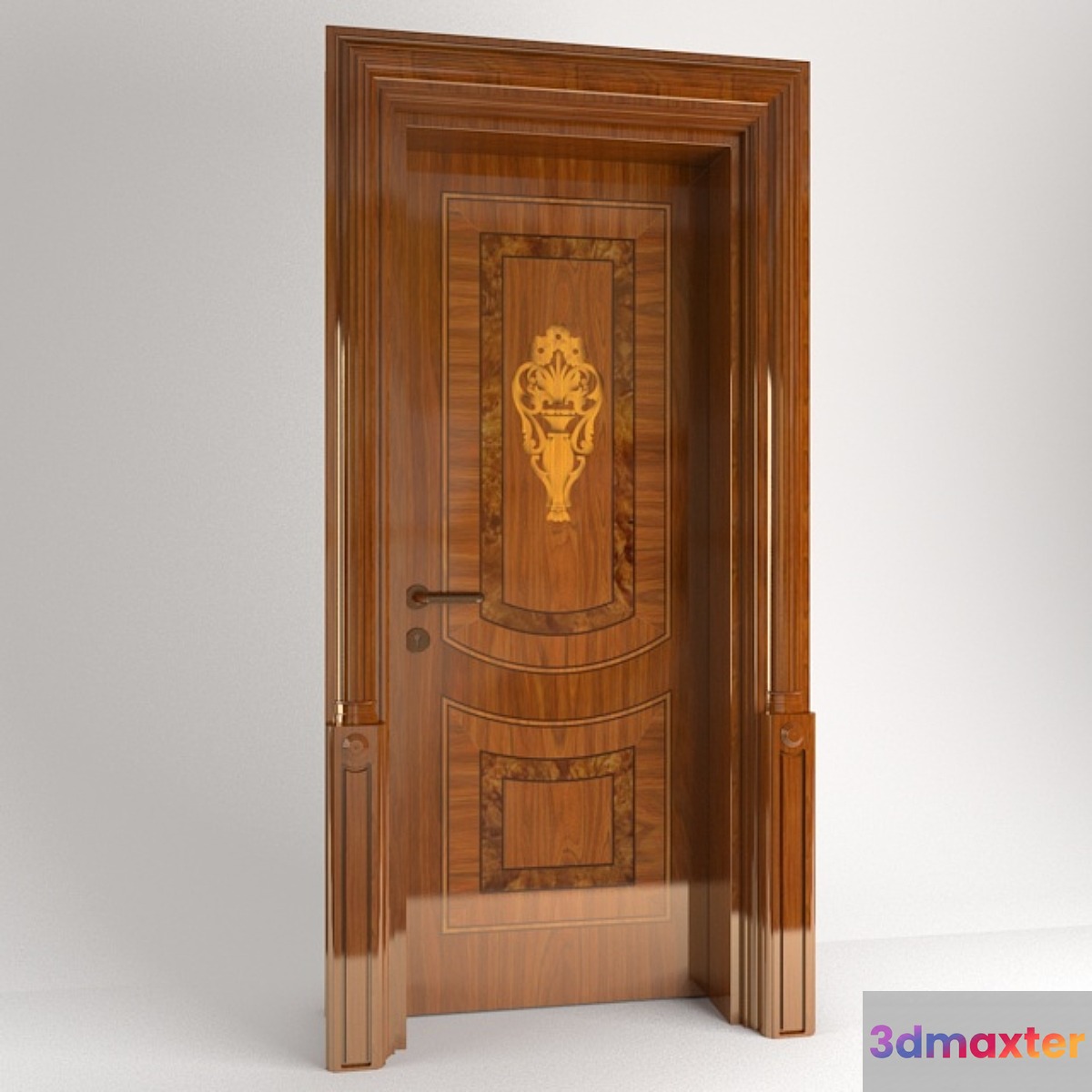 Luigi XVI door panels without low 3D Max