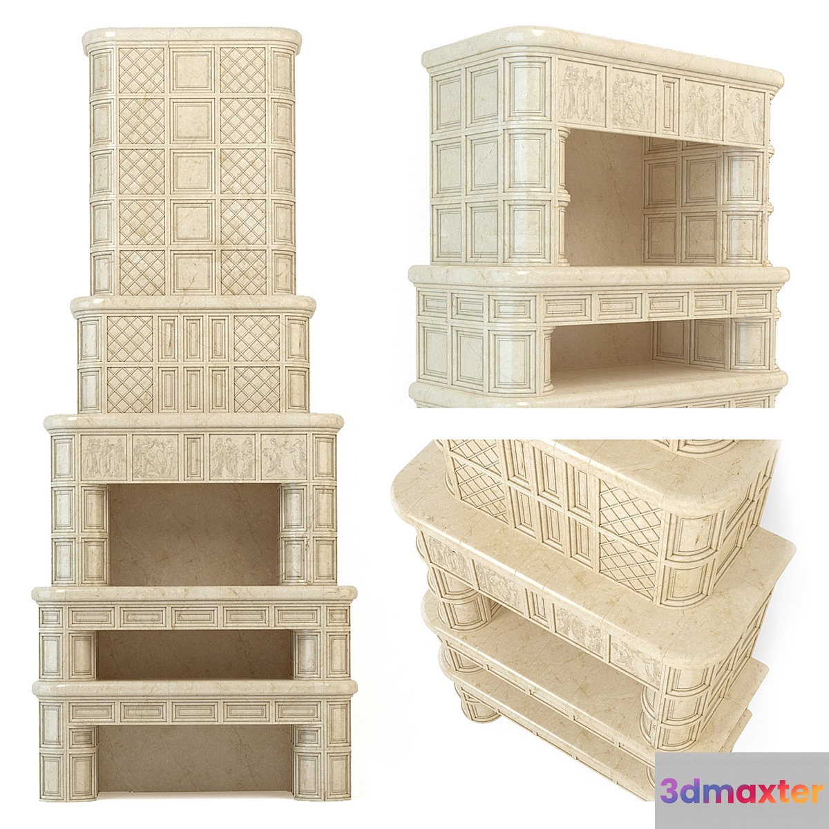 Fireplace 3D Max