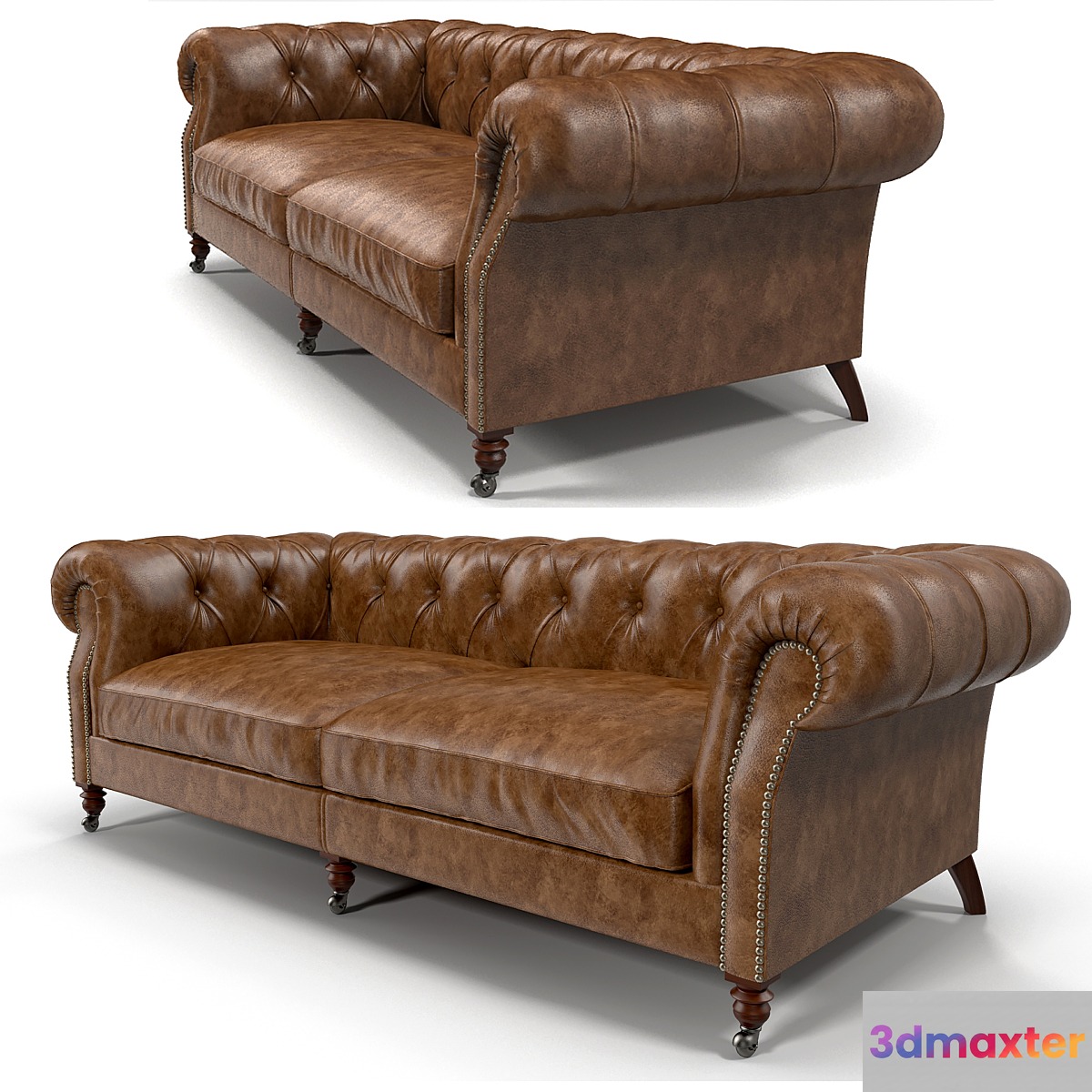Eichholtz Club Sofa The Athenaeum 3D Max