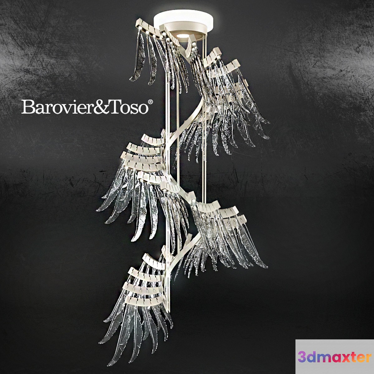 Chandelier Barovier & Toso Angel 7249 3D Max