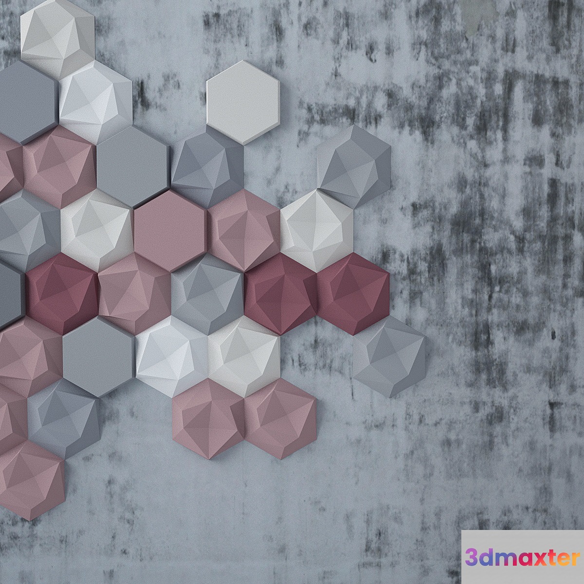 honey 3d wall 3D Max