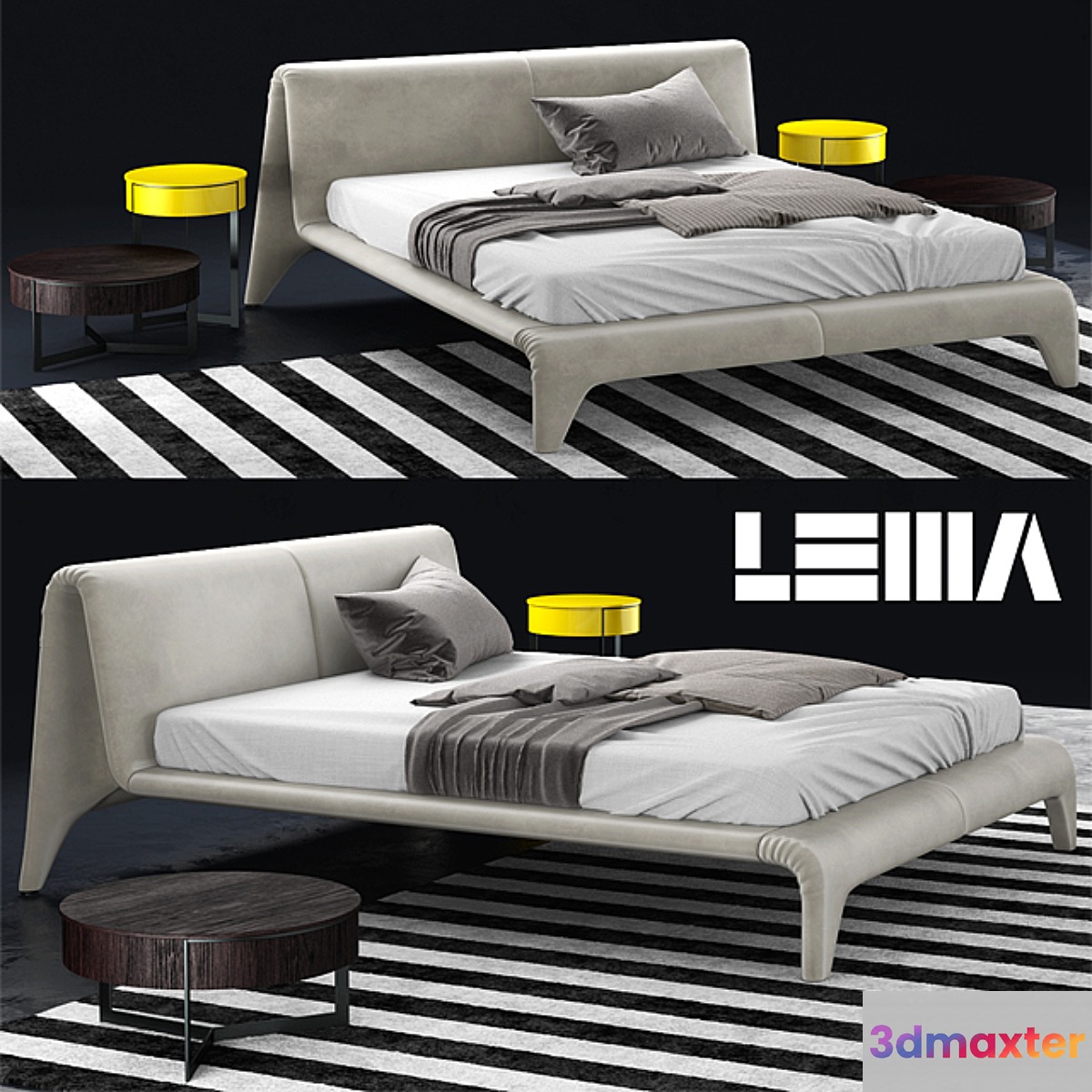 Bed KIDO lema 3D Max