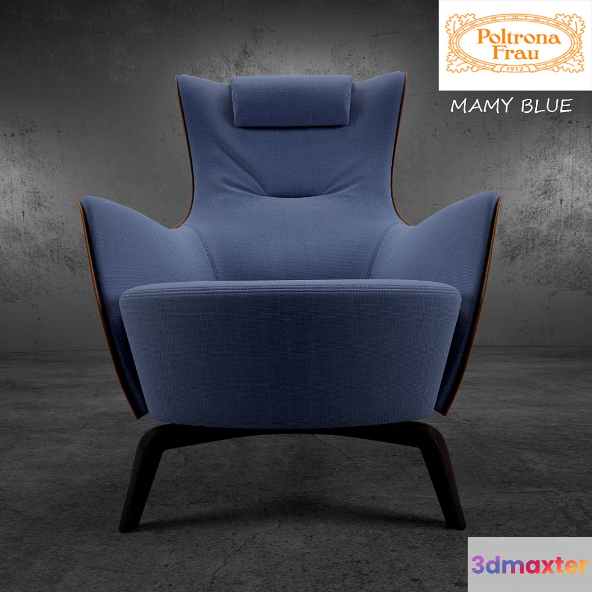 Factory Poltrona Frau Mamy Blue - No.2 3D Max