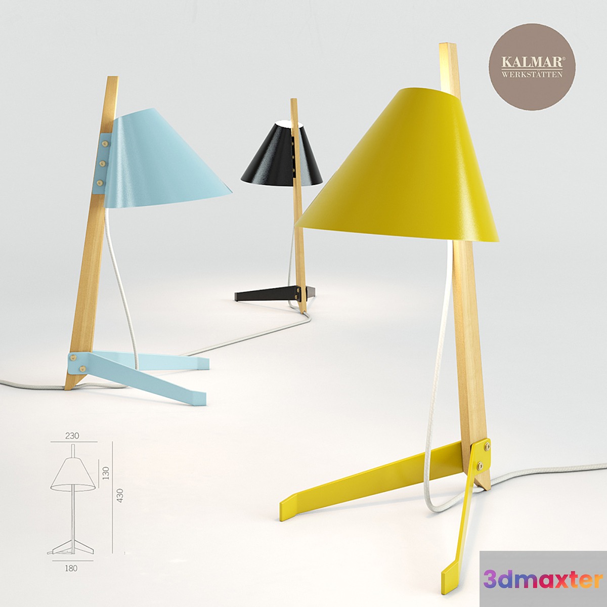 BILLY BL TABLE LAMP 3D Max