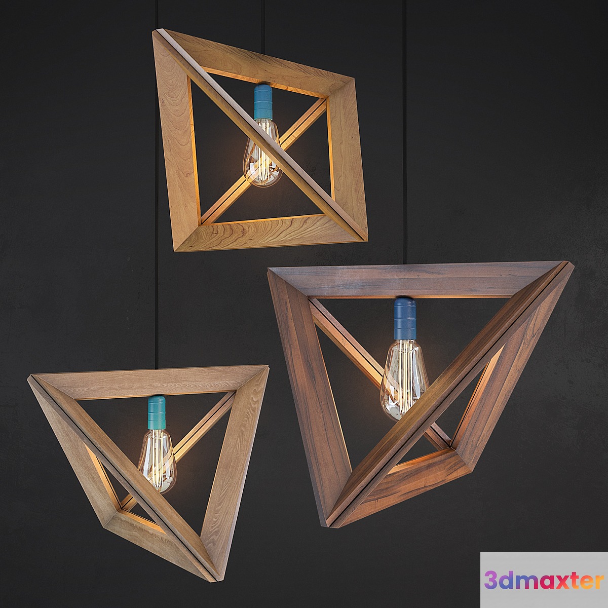 Wooden lamps