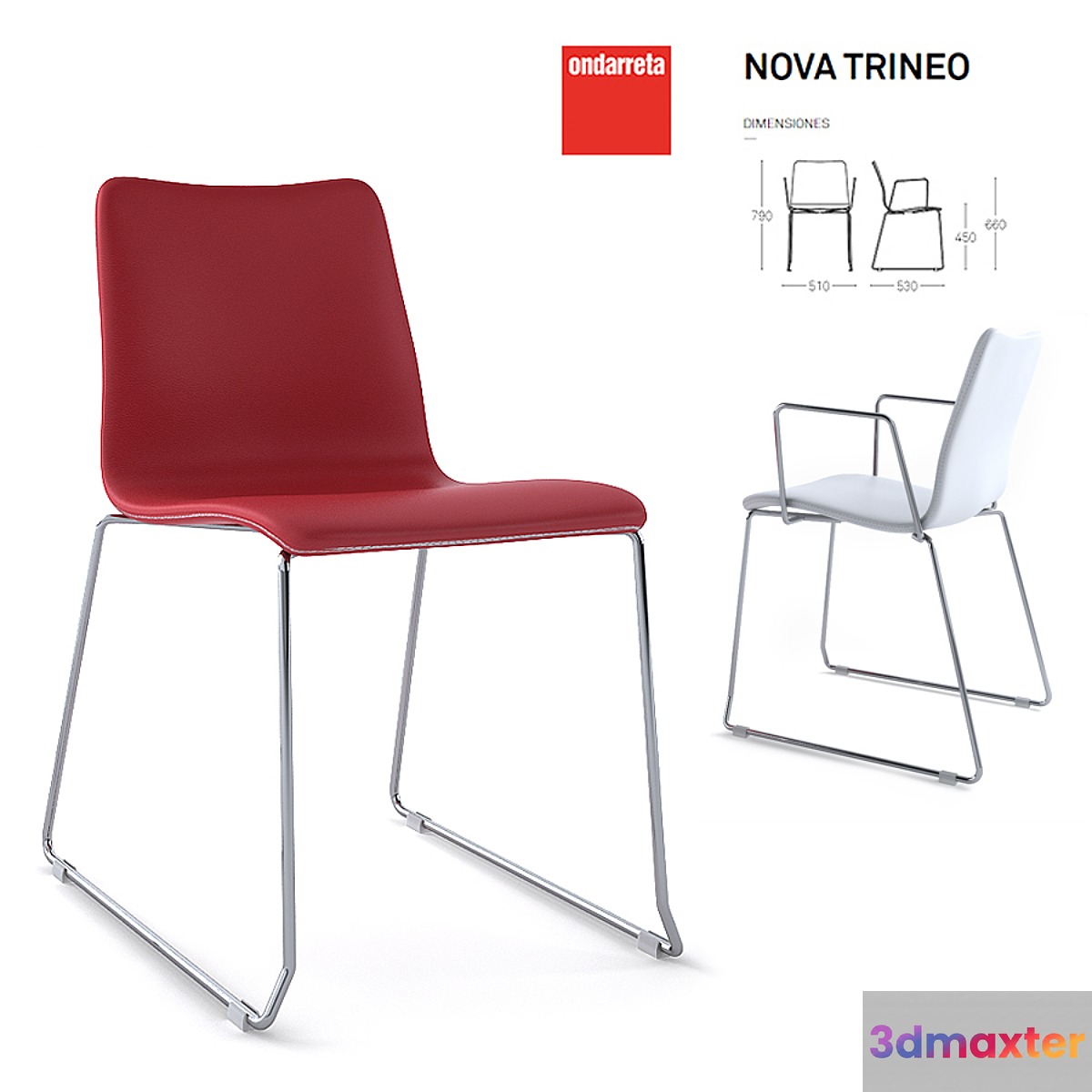 Nova Trineo Ondarreta 3D Max