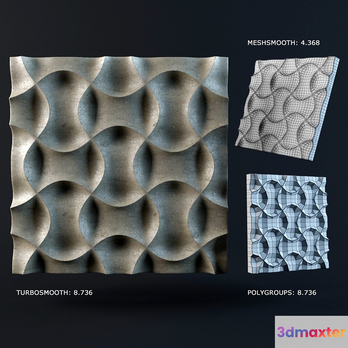 3D-panel 3D Max