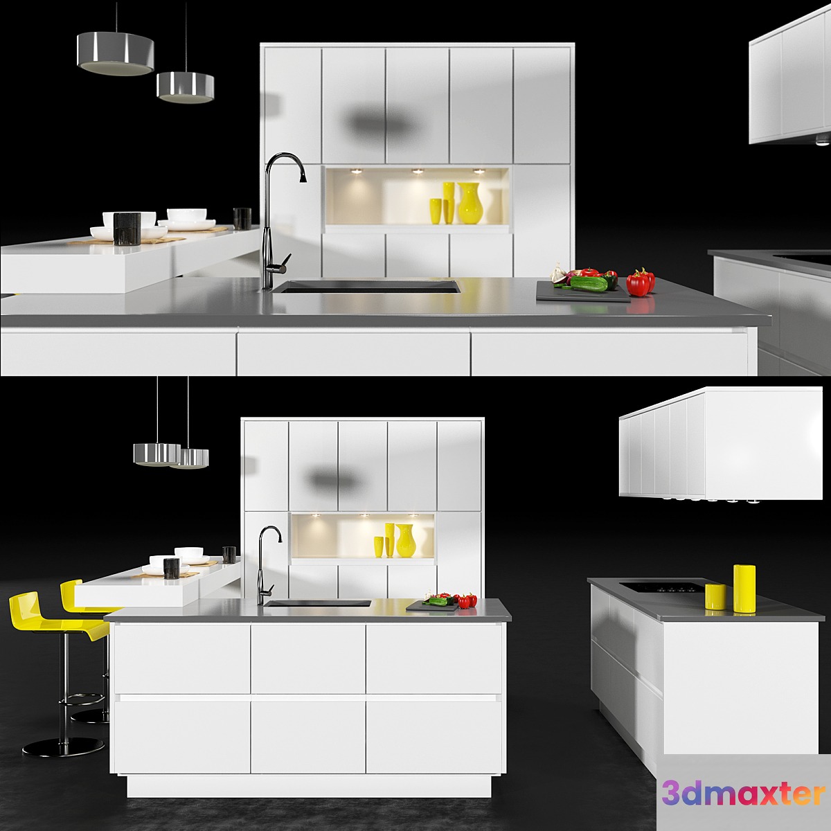 KITCHEN PANTRY 3D Max