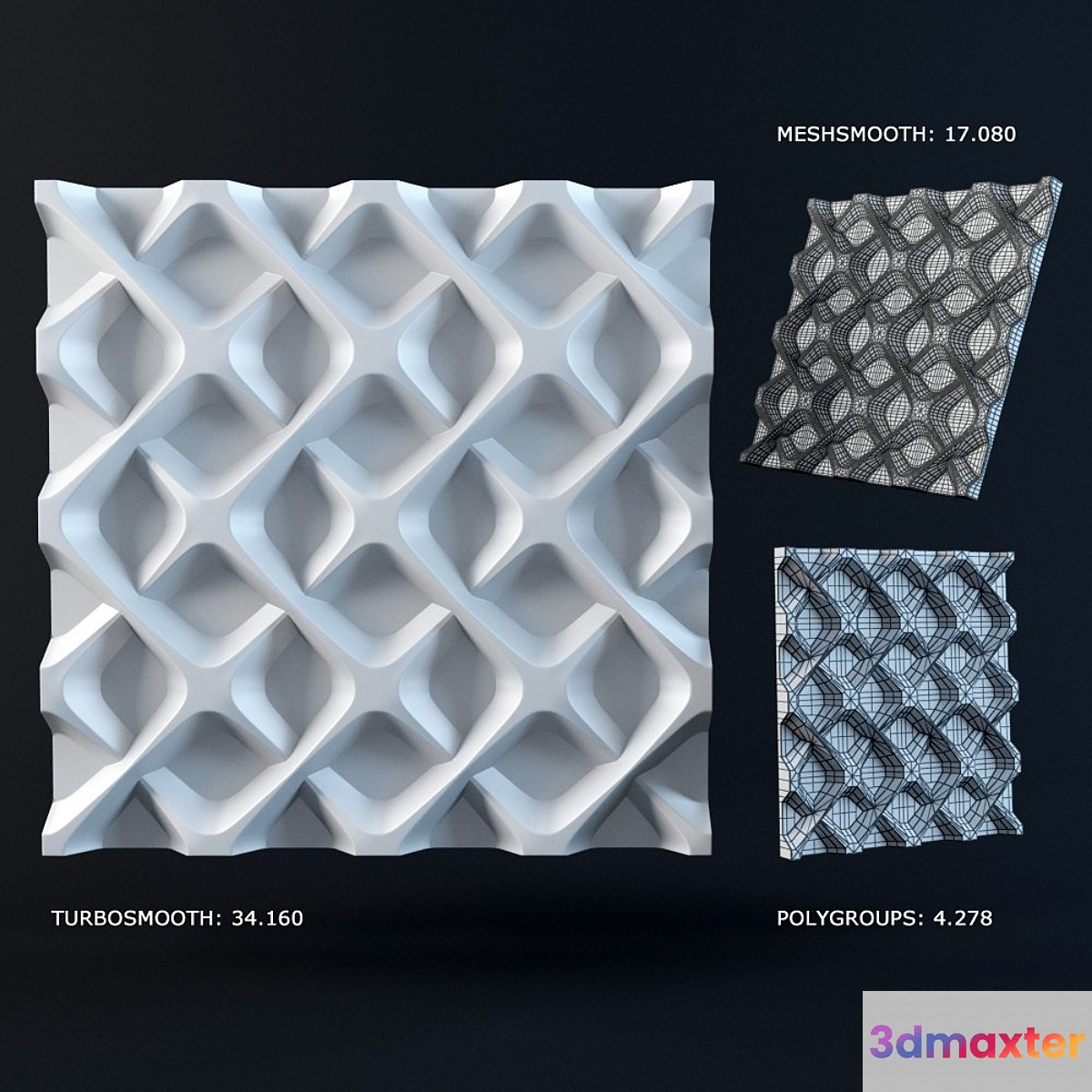 3d panel - No.12 3D Max