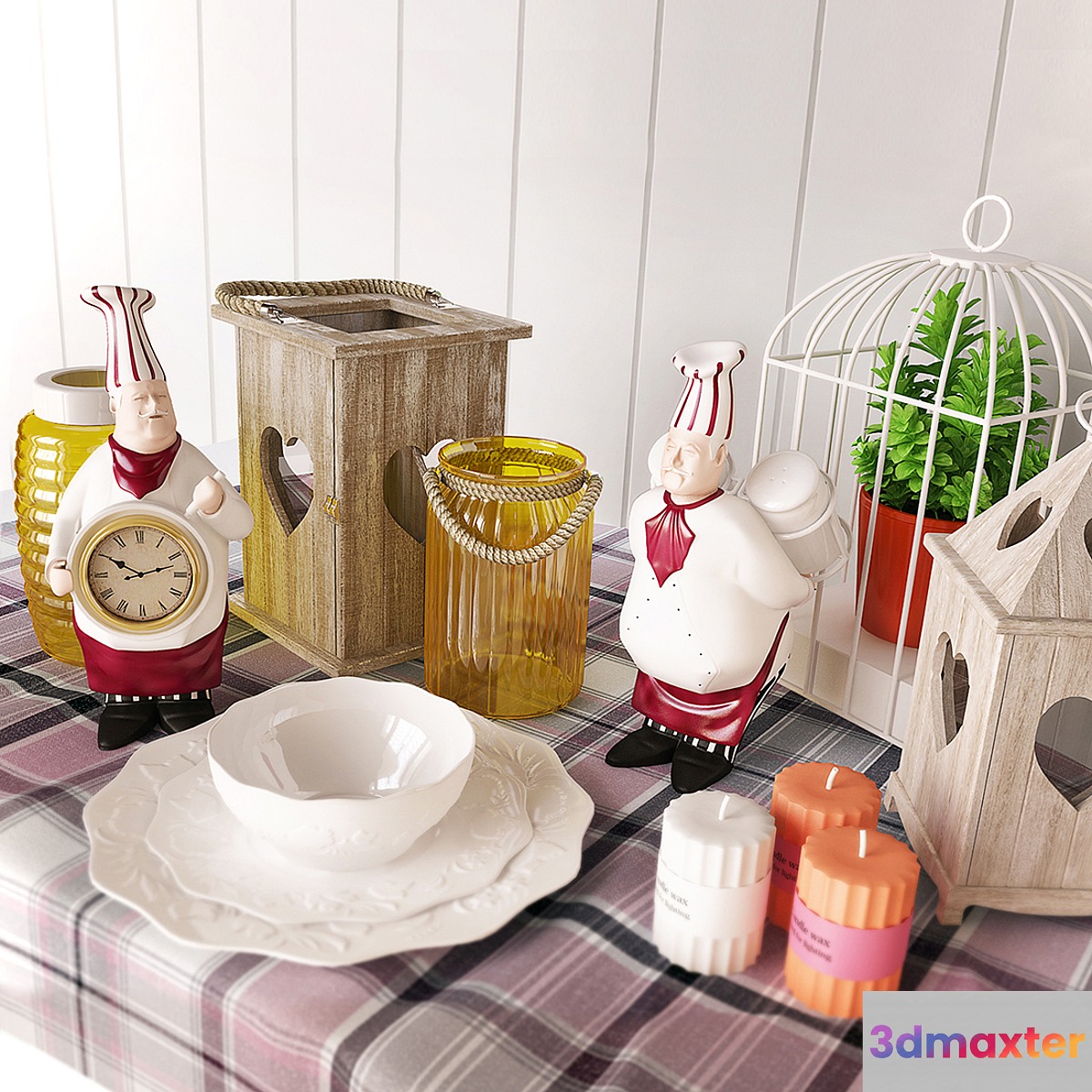 The decor for the kitchen (chefs) - No.2