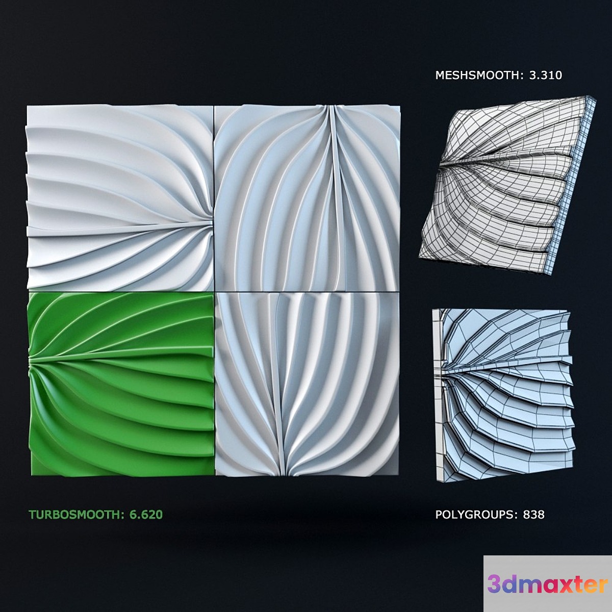 3d panel - No.5 3D Max