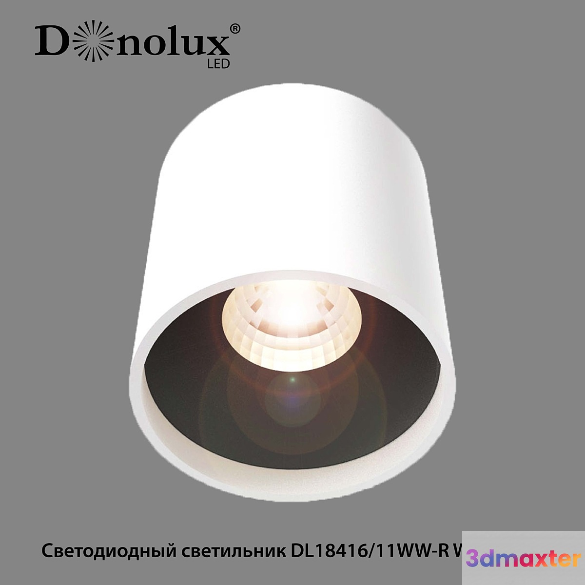 Type LED lamp DL18416 _ 11WW-R White _ Black