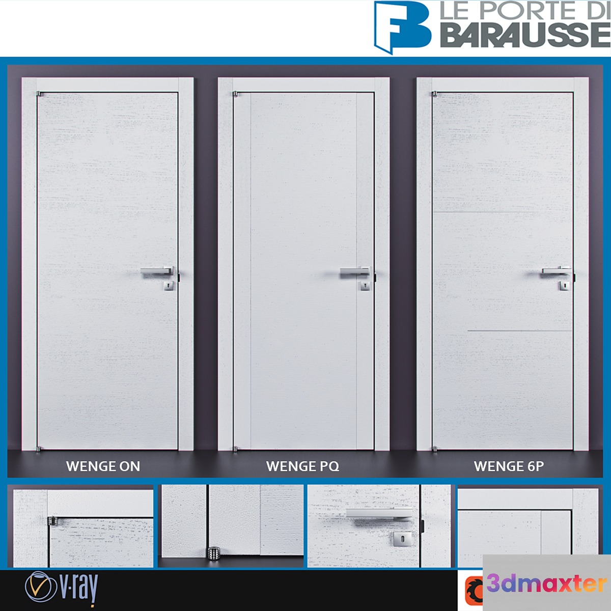 Barausse doors 3D Max