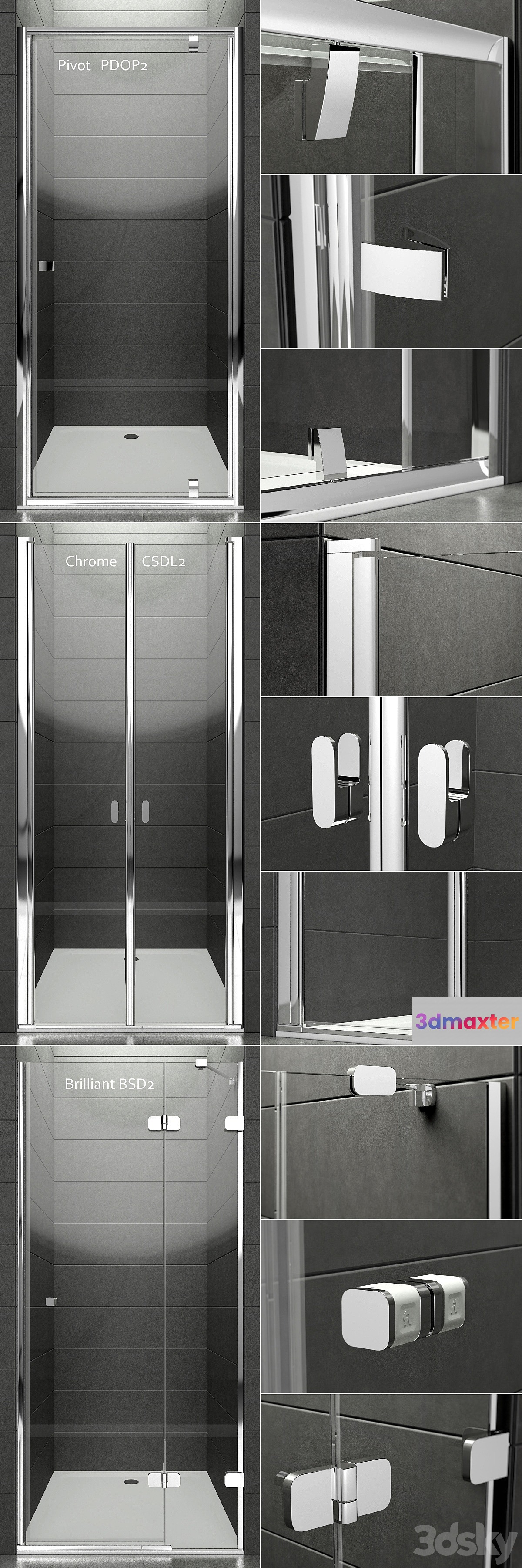 RAVAK shower doors