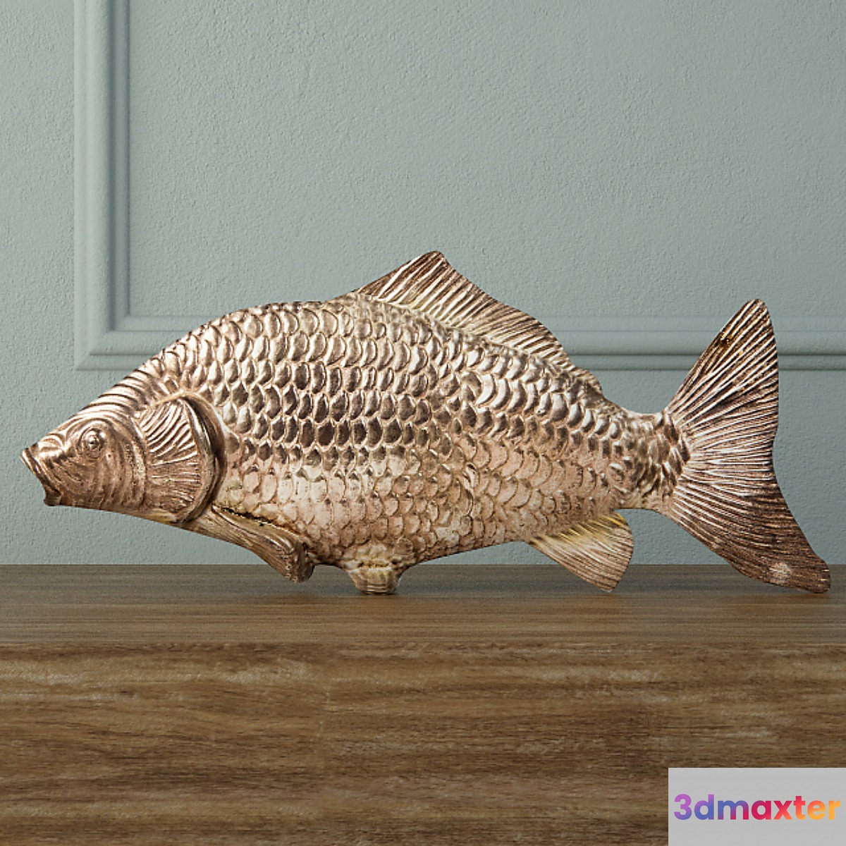 Silvered Fish Decoration - No.3