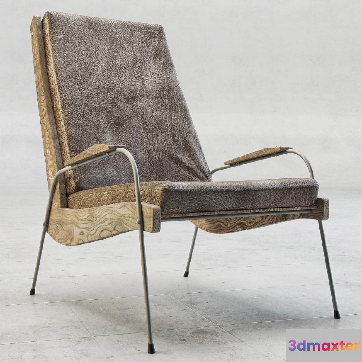 Jean Prouve Chair 3D Max