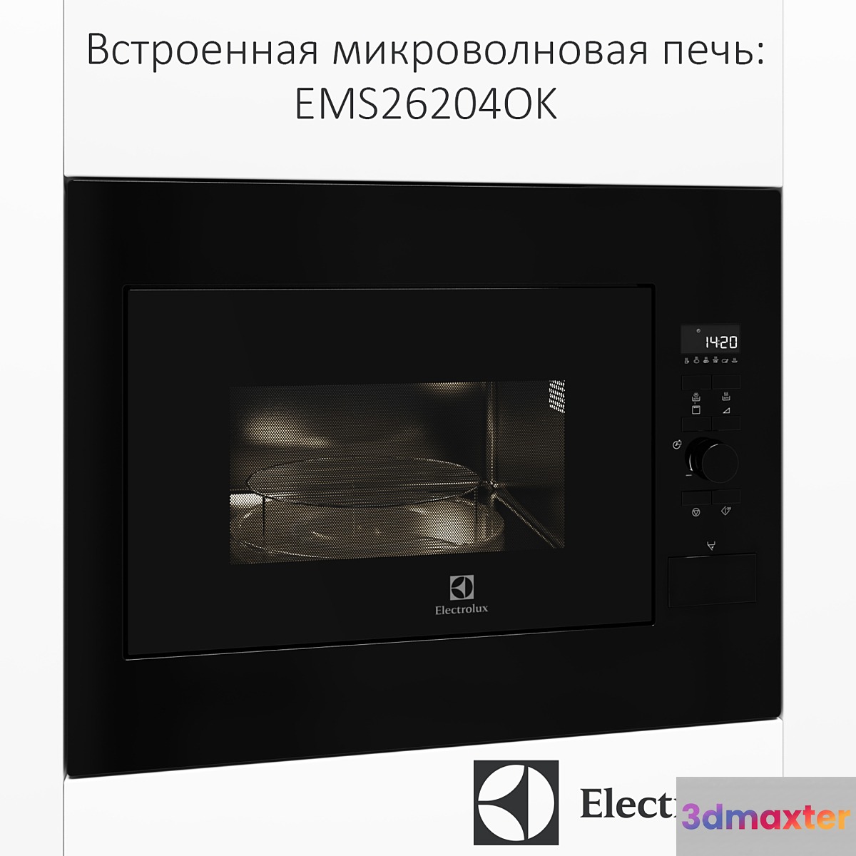 Built-in microwave Electrolux EMS26204OK 3D Max