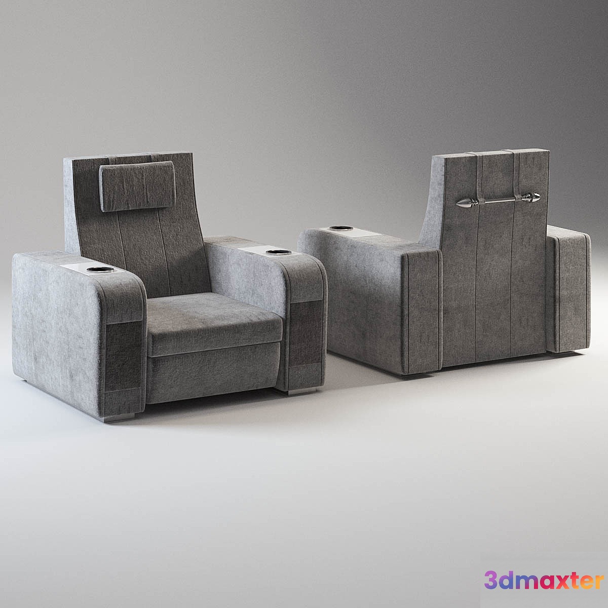 Home theatre chair 3D Max