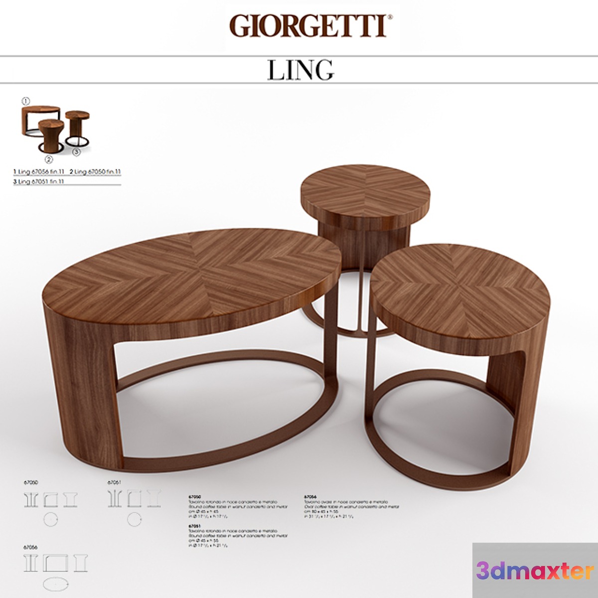 GIORGETTI LING 3D Max
