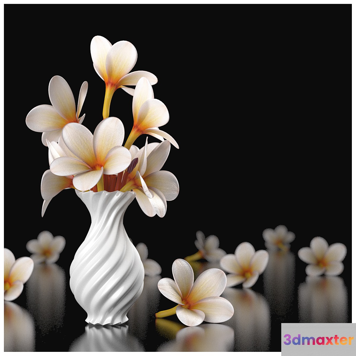 PLUMERIA 3D Max
