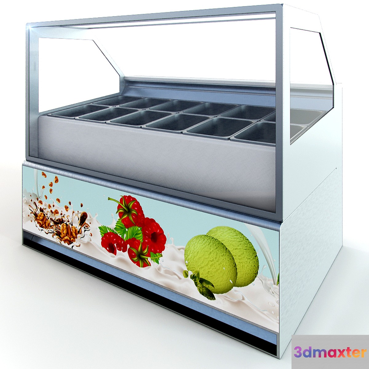 Showcase for ice cream Limosa