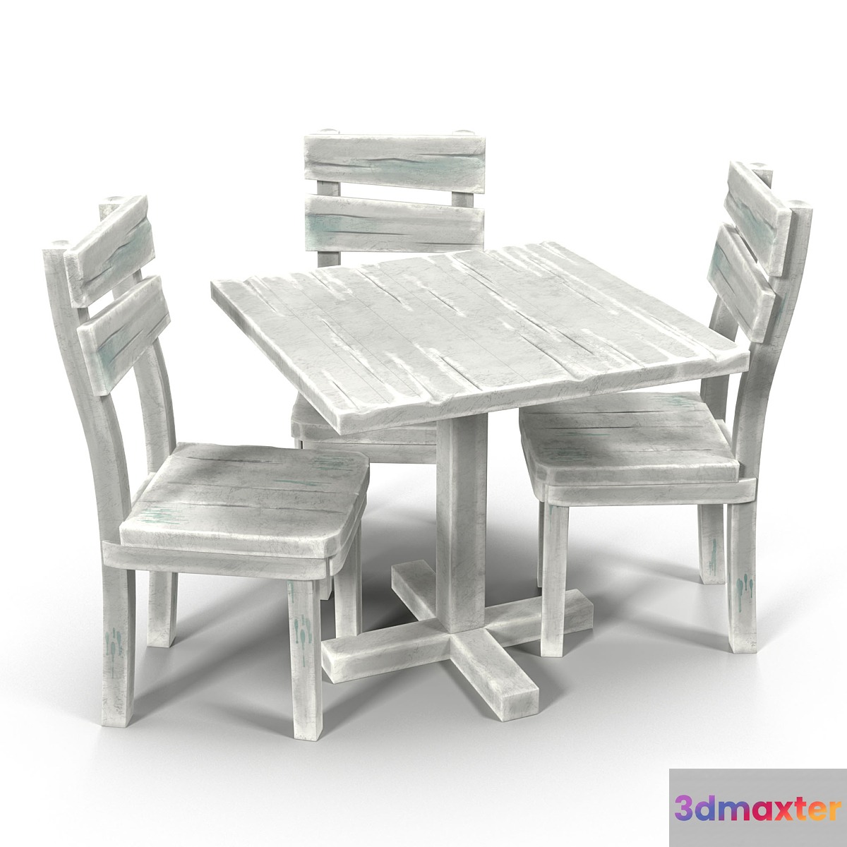 Table and chair 3D Max