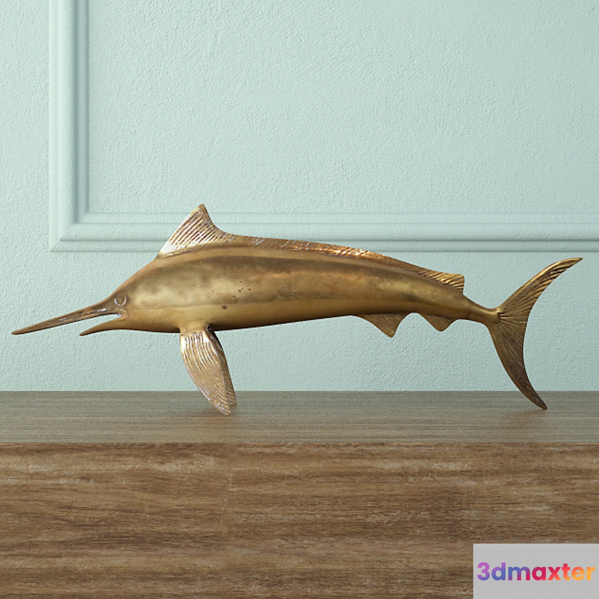 Brass Marlin 3D Max