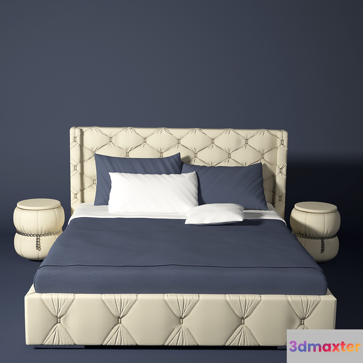 Bed and bedside tables Target point Capri
