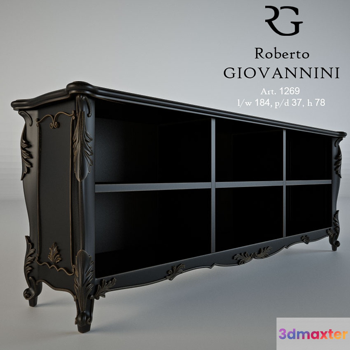 Console Roberto Giovannini art 1269 3D Max