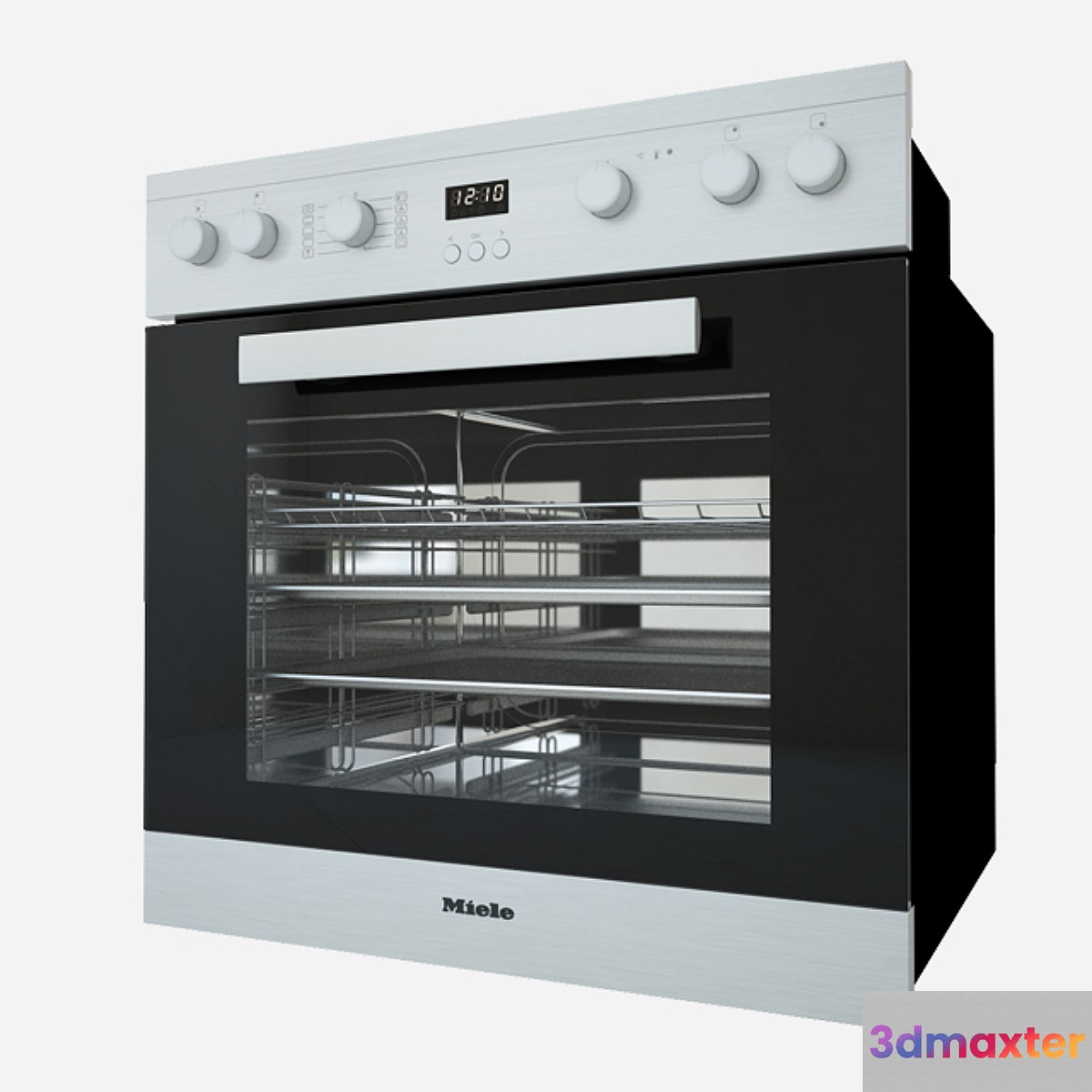 Miele H2261 LST Oven KM 6012 Cooking Panel 3D Max