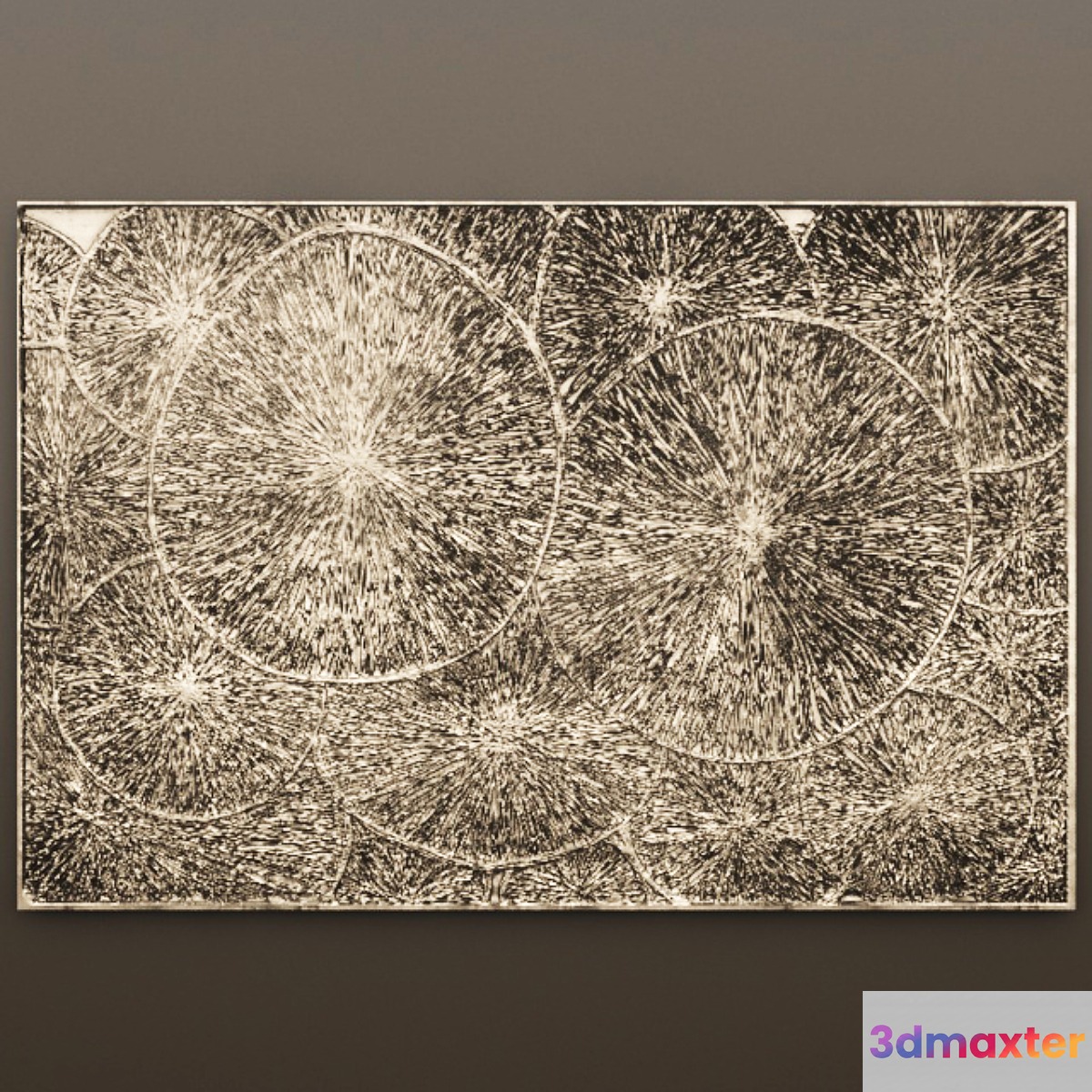 Decor for wall. Panel. - No.5 3D Max