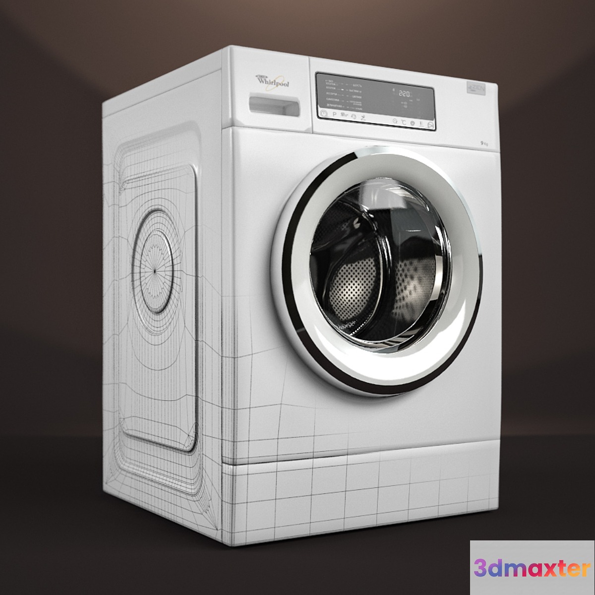 Washer Wirpool 3D Max