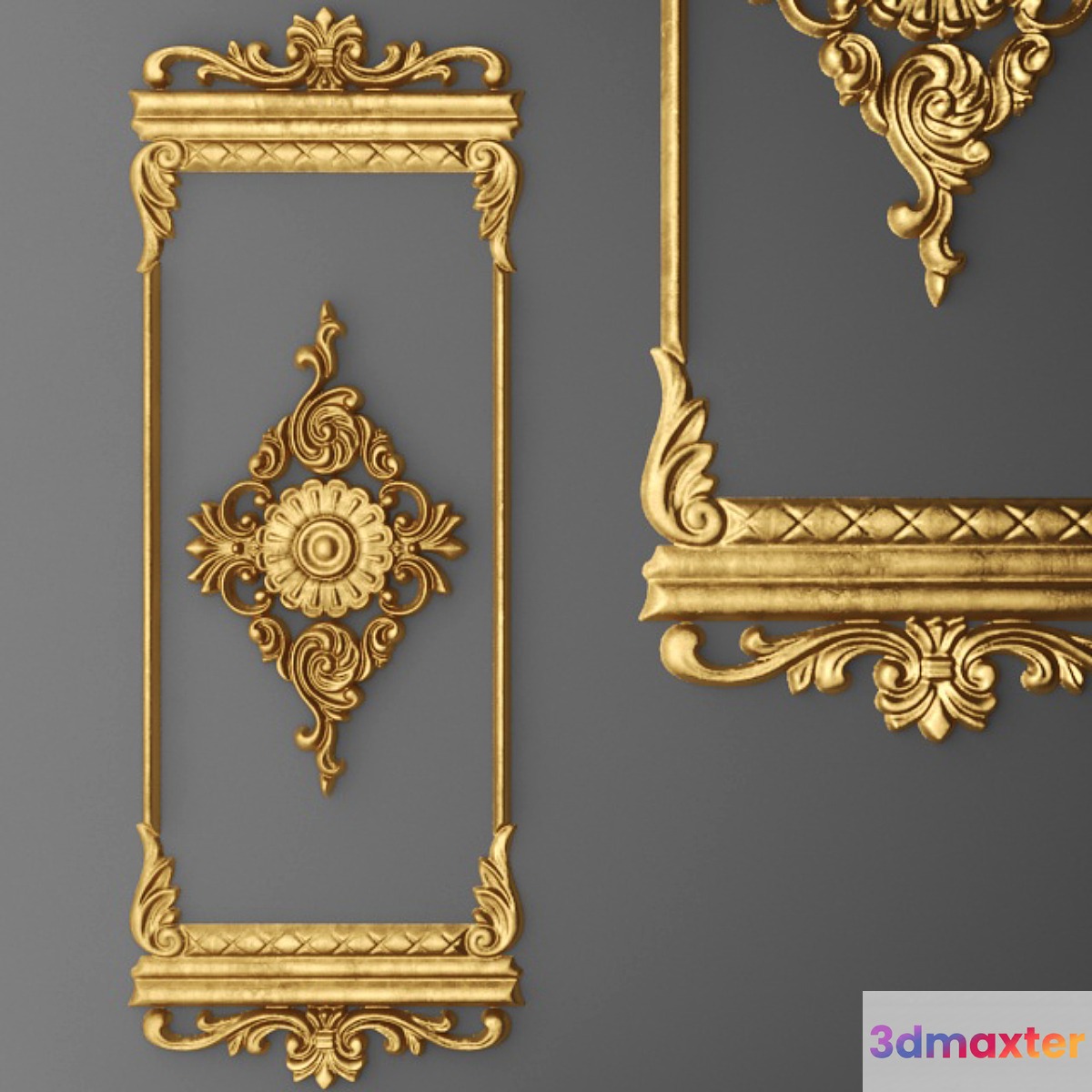 Stucco Frame. 3D Max