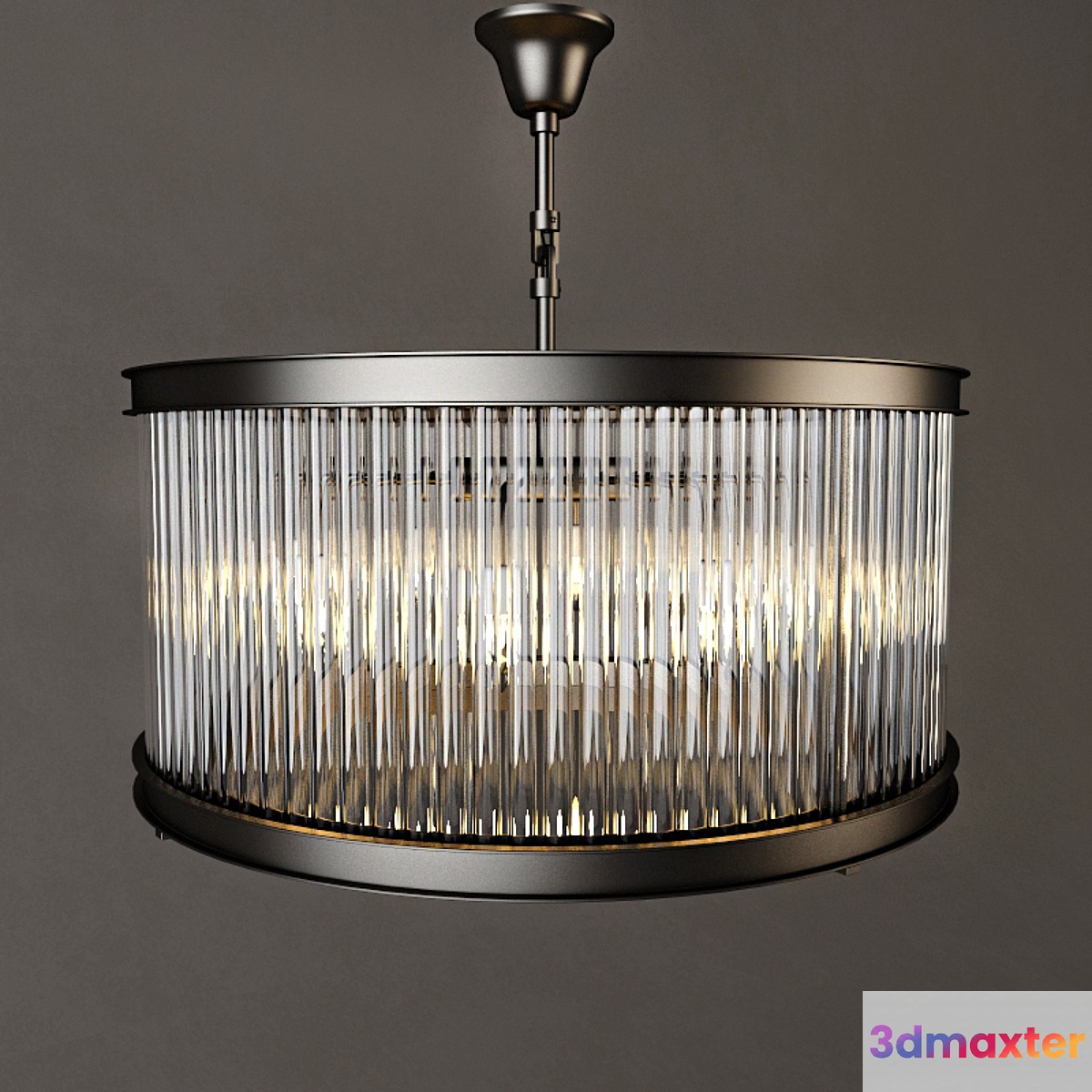 RH 1920S ESSEX CRYSTAL ROD CHANDELIER MEDIUM